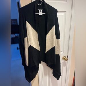 Gorgeous size L 
Black and Cream 
INC Sweater
Warm and fashionable